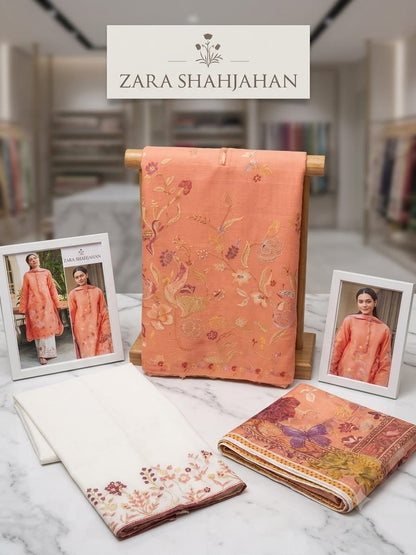 Zara Shahjahan 3-Piece Lawn Collection