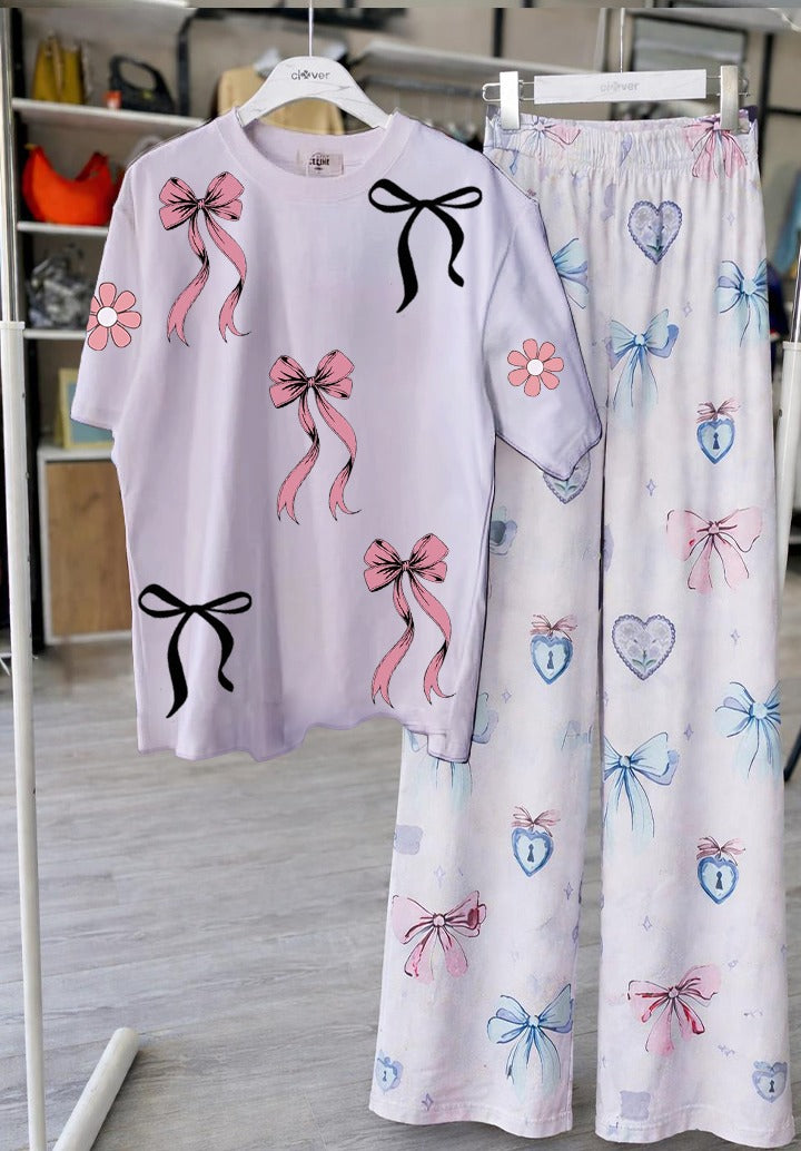Lounge Wear Co-ord Set (Top + Trouser)