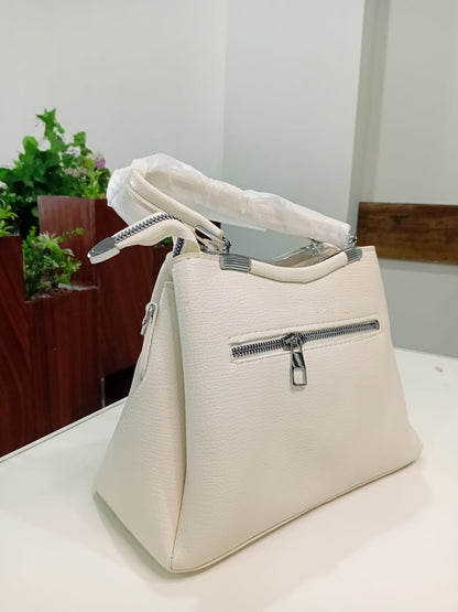 Ban Mei Grand Leather Handbag – Spacious Structured Satchel