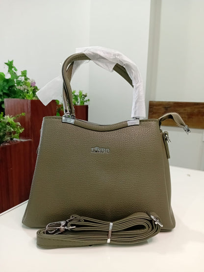 Ban Mei Grand Leather Handbag – Spacious Structured Satchel