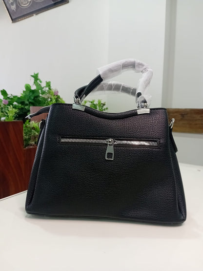 Ban Mei Grand Leather Handbag – Spacious Structured Satchel