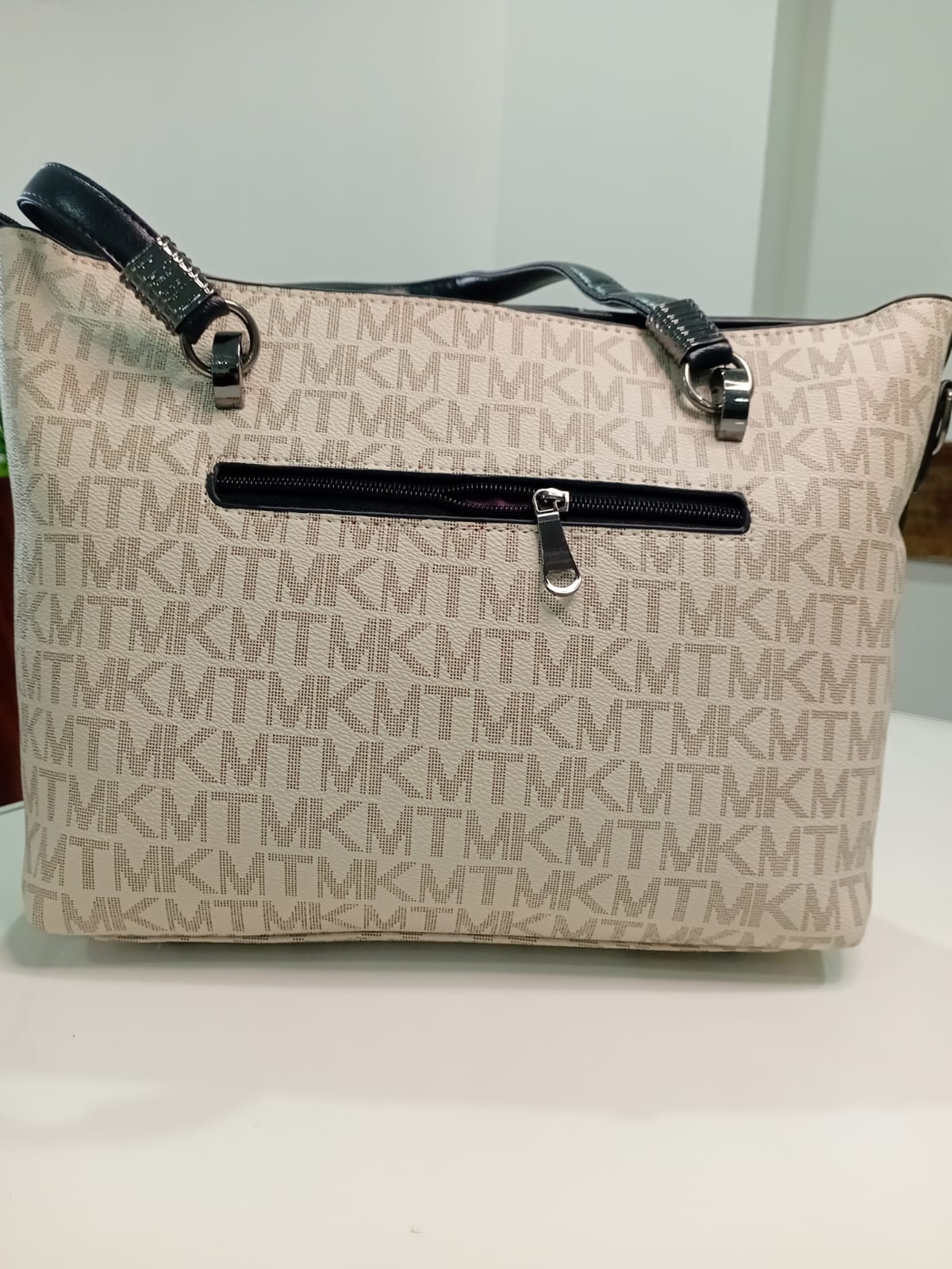Signature Print Charm Tote