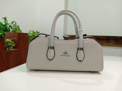 Ban Mei Everyday Top-Handle Handbag – Ribbed Leather Satchel