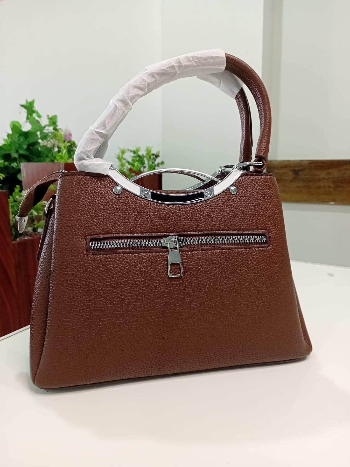 Ban Mei Couture Leather Handbag – Designer-Inspired Statement Bag