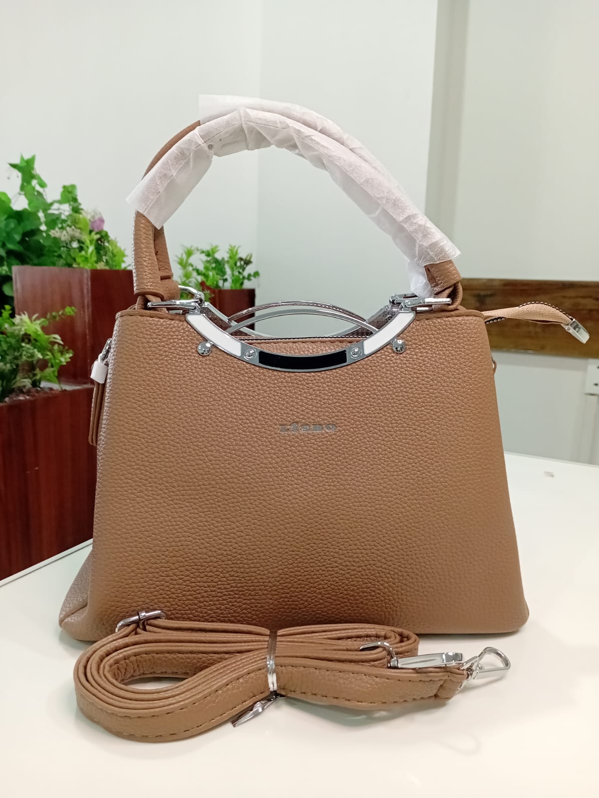 Ban Mei Couture Leather Handbag – Designer-Inspired Statement Bag