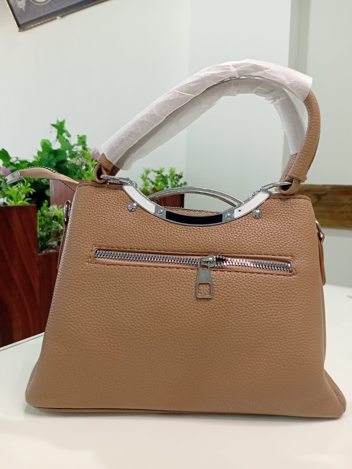 Ban Mei Couture Leather Handbag – Designer-Inspired Statement Bag