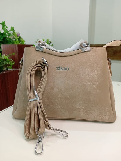 Ban Mei Luxe Satchel Handbag – Refined Ribbed Leather Design