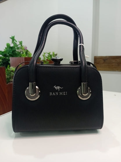 Ban Mei Structured Mini Handbag – Classic Boxy Satchel