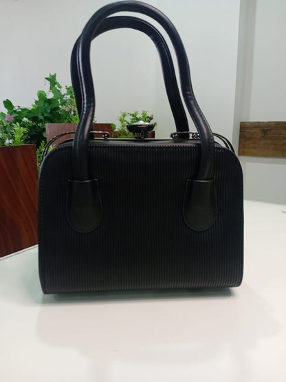 Ban Mei Structured Mini Handbag – Classic Boxy Satchel