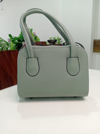 Ban Mei Structured Mini Handbag – Classic Boxy Satchel