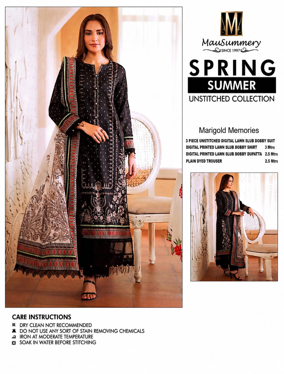 Mausummery Marigold Memories — Spring/Summer Unstitched Collection
