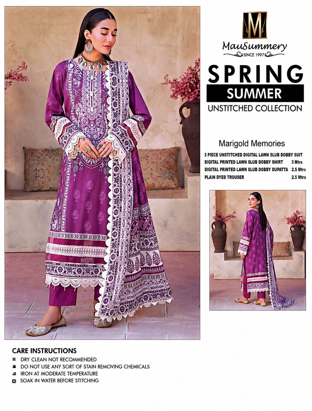 Mausummery Marigold Memories — Spring/Summer Unstitched Collection