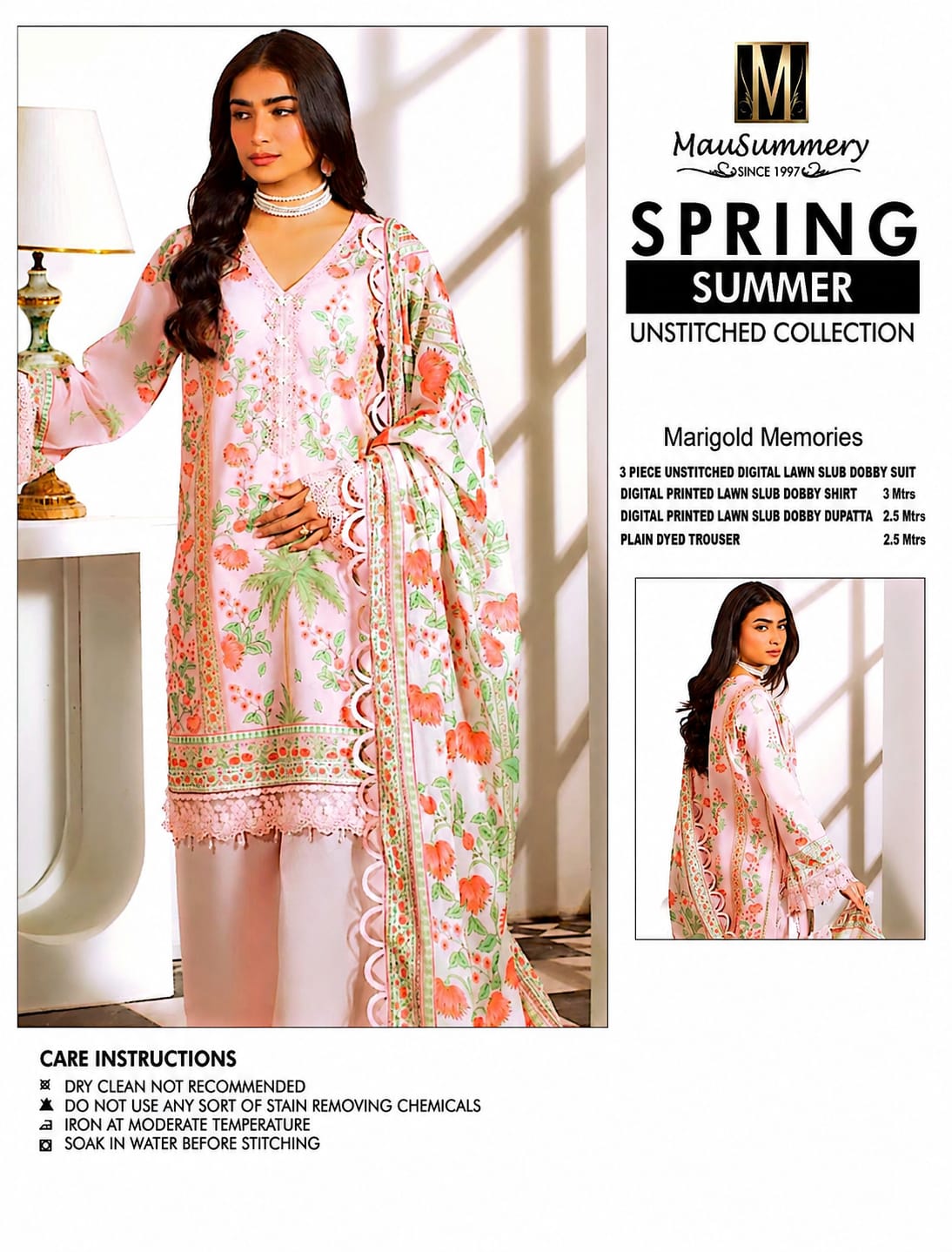 Mausummery Marigold Memories — Spring/Summer Unstitched Collection