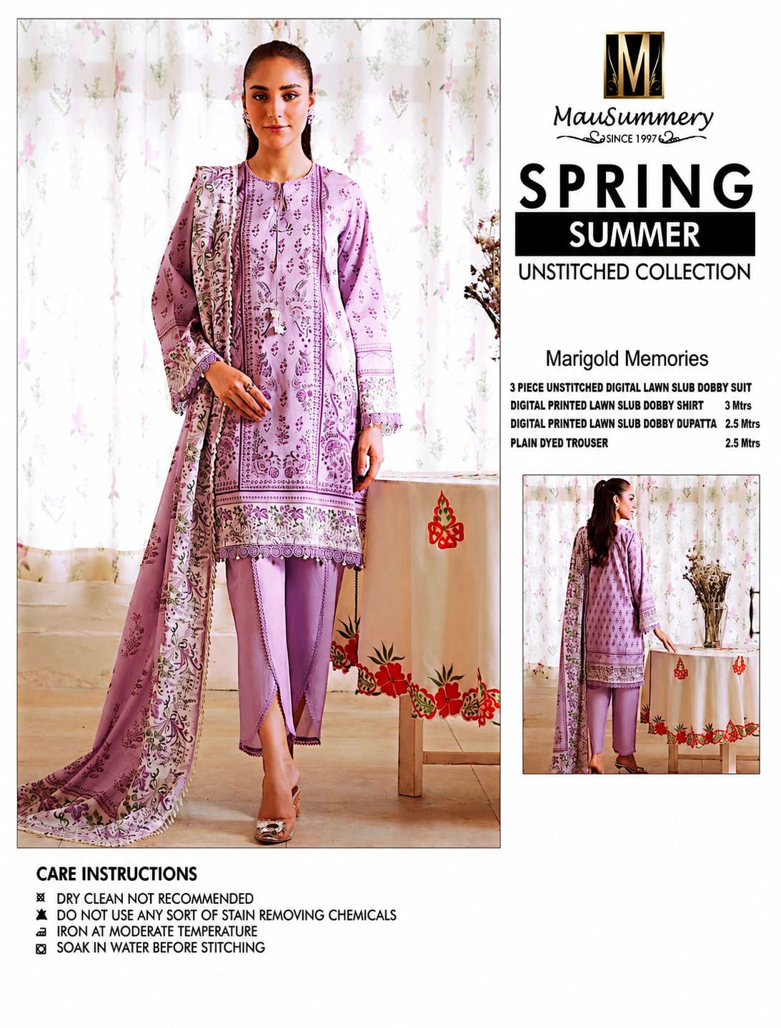 Mausummery Marigold Memories — Spring/Summer Unstitched Collection