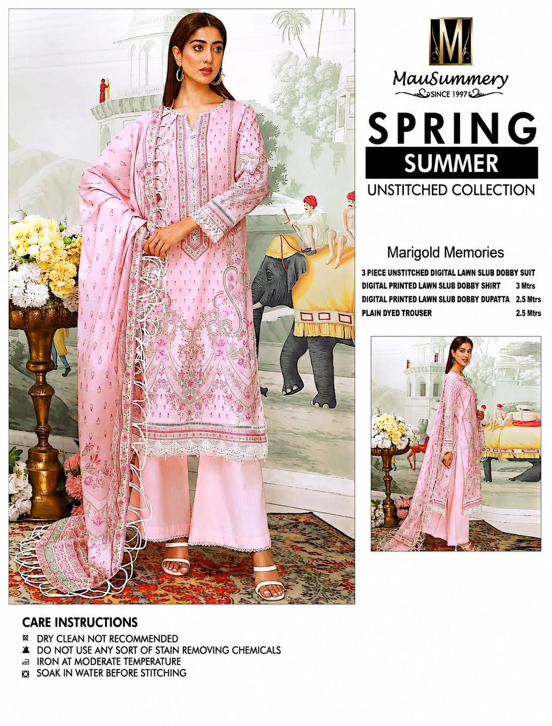 Mausummery Marigold Memories — Spring/Summer Unstitched Collection