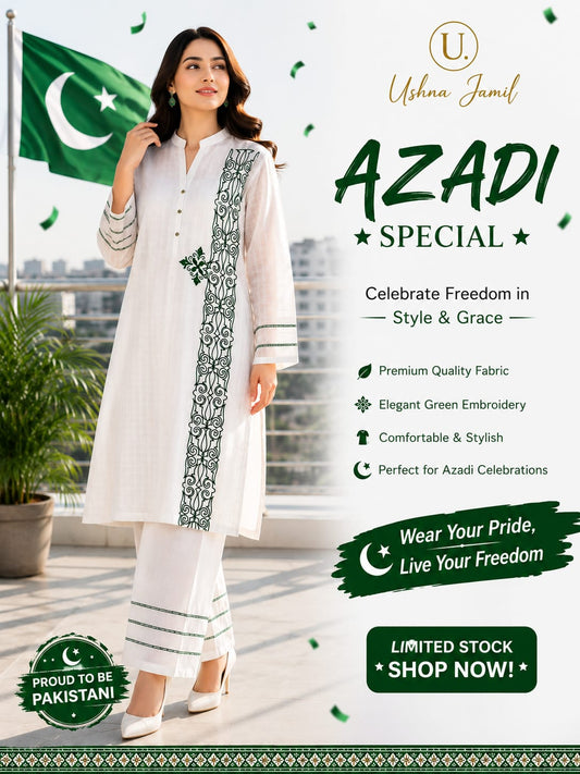 Emerald Heritage Azaadi Suit